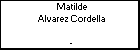 Matilde Alvarez Cordella